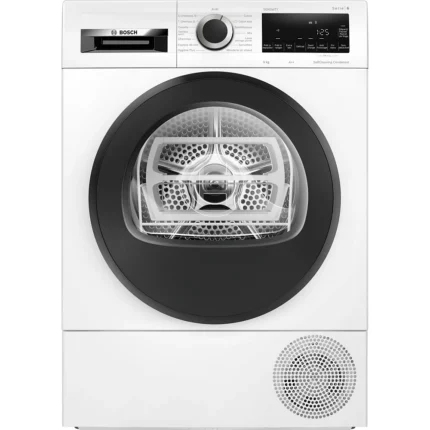 Sèche linge pompe à chaleur BOSCH Serenity WQG245ASFR Série 6  Pompe à chaleur - Label énergie A++ Capacité XL (9kg) - Tambour 112L Tambour inox - silencieux (64 db) - autonettoyage du filtre (condenseur)