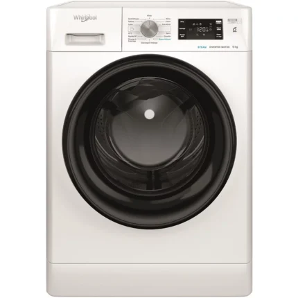 Lave linge hublot WHIRLPOOL FFBP9489BVFR  (9kg) - Tambour 62L Label énergie A - Niveau sonore de 78dB Essorage élevé (1400 trs)