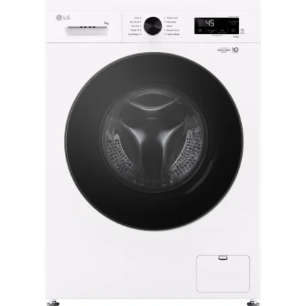 Lave linge hublot LG F94B16WHS  (9kg) - Tambour 58L Label énergie A - Niveau sonore de 75dB Essorage élevé (1400 trs)
